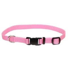 Ryan's Pet Supplies Adjustable Collar with Plastic Snap - XS (3/8'' x 8-12'')