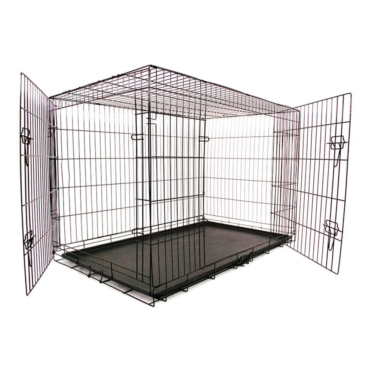 Ryan's Pet Supplies Aeolus Double Door Crates 36" - 48"