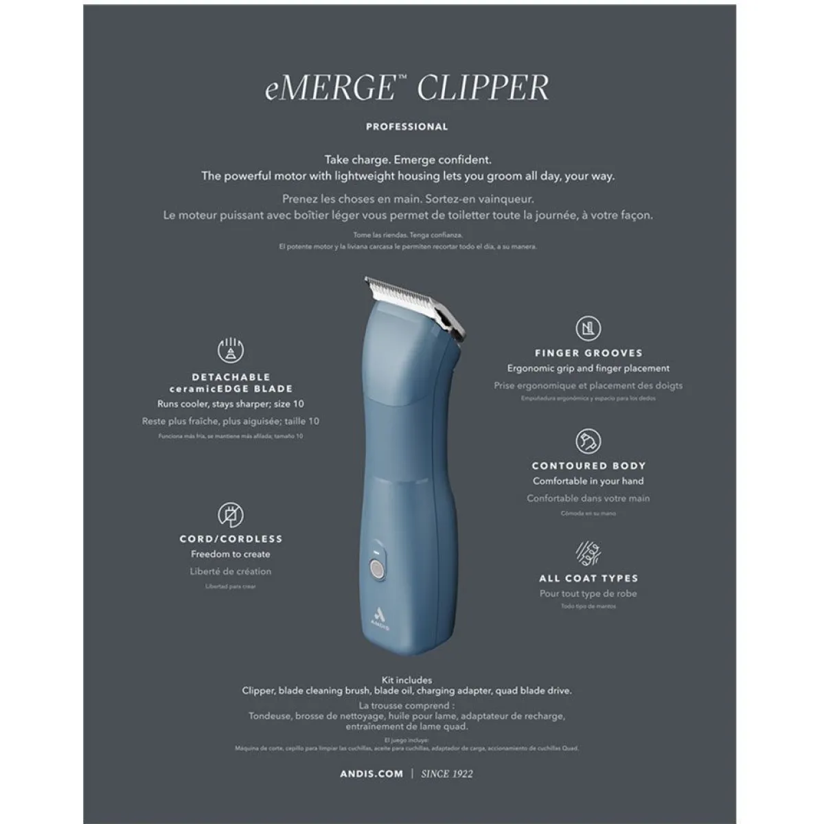 Ryan's Pet Supplies Andis eMerge Clippers