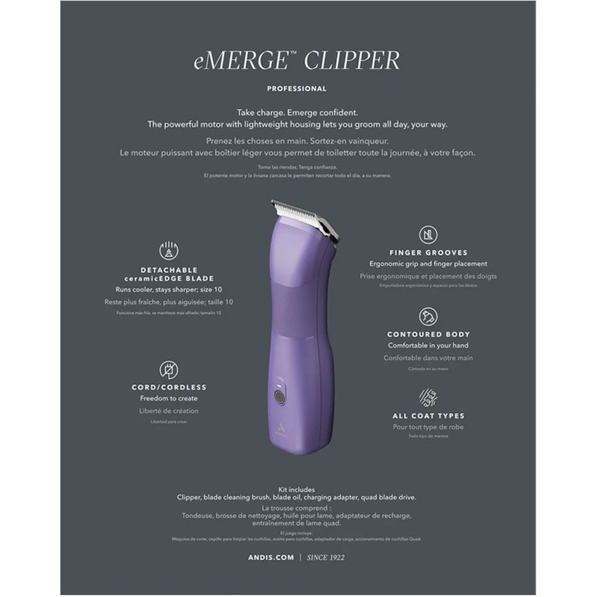 Ryan's Pet Supplies Andis eMerge Clippers