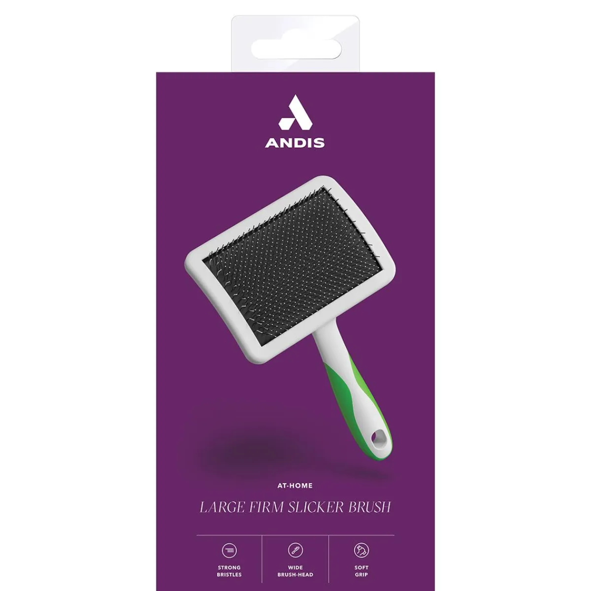 Ryan's Pet Supplies Andis Firm Slicker Brush - Large