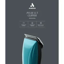 Ryan's Pet Supplies Andis Pulse Li 5 Adjustable Blade Clipper for Thin Coat Dogs