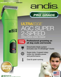 Ryan's Pet Supplies Andis UltraEdge AGC Super 2-Speed Detachable Blade Clipper