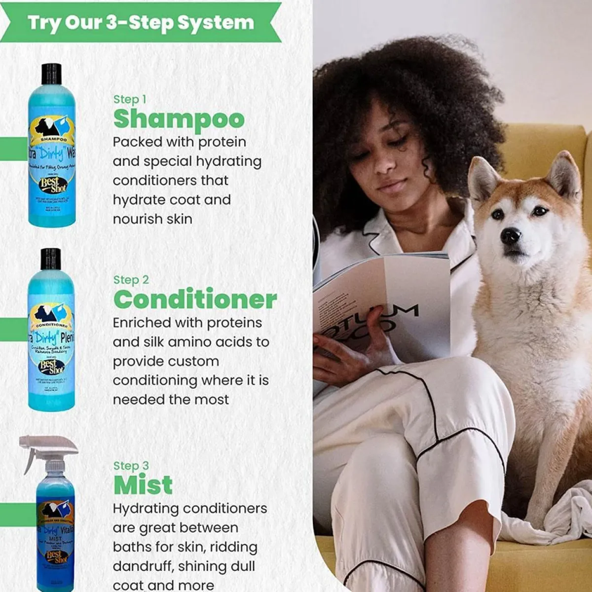 Ryan's Pet Supplies Best Shot Ultra "Dirty" Wash Shampoo 24:1