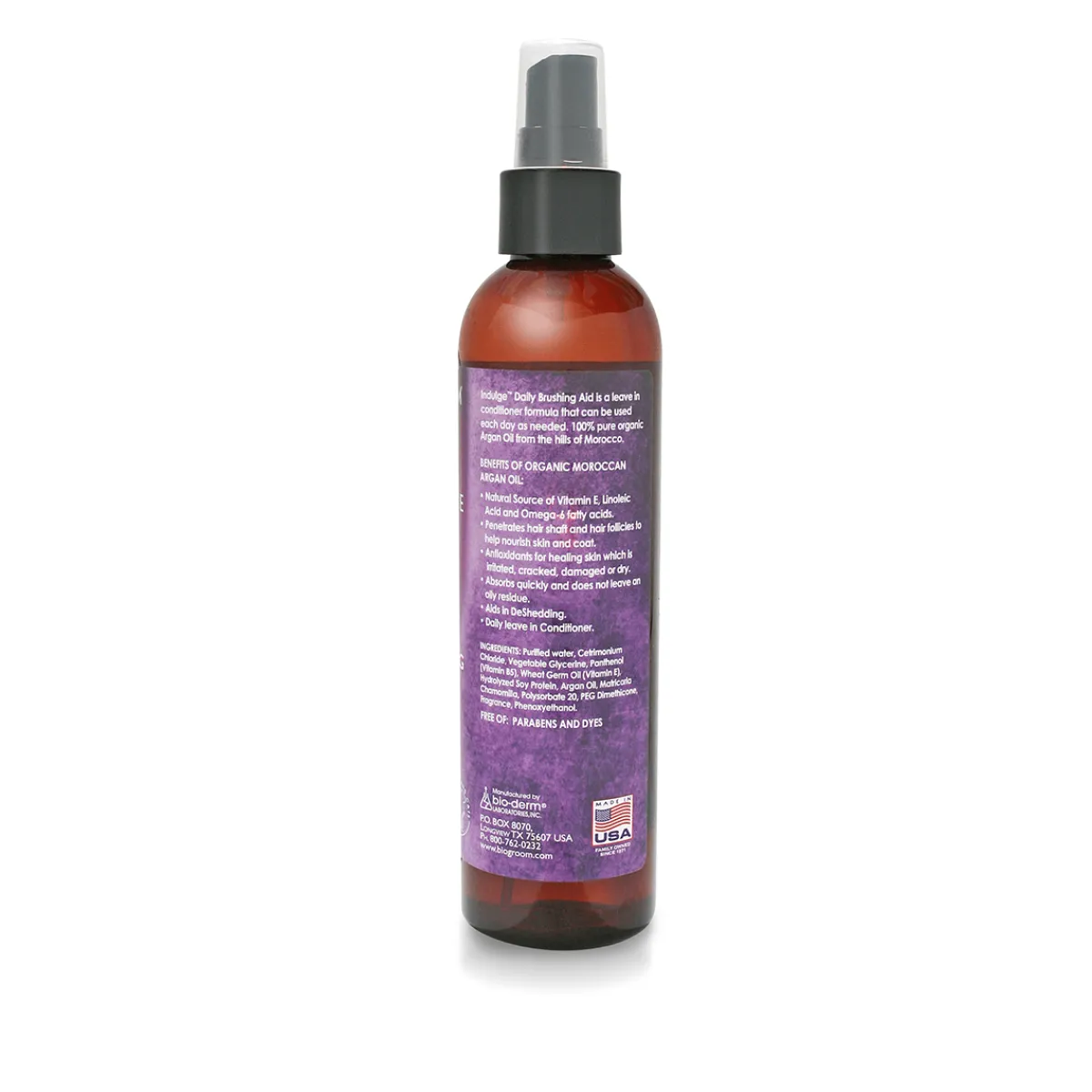Ryan's Pet Supplies Bio-Groom Indulge Daily Brushing Spray with Argan Oil - 8 oz