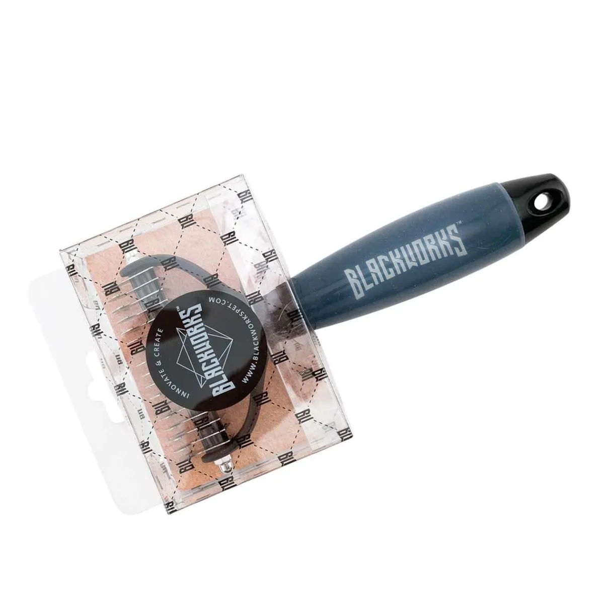 Ryan's Pet Supplies Blackworks Combo Deshed & Demat Tool - Large