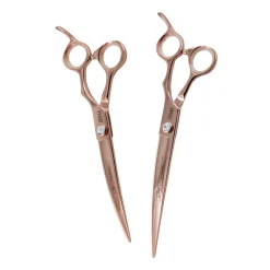 Ryan's Pet Supplies Chris Christensen Adalynn Rose Curved Grooming Shears