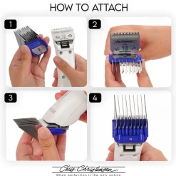 Ryan's Pet Supplies Chris Christensen Artemis 5-Piece Clipper Comb Set