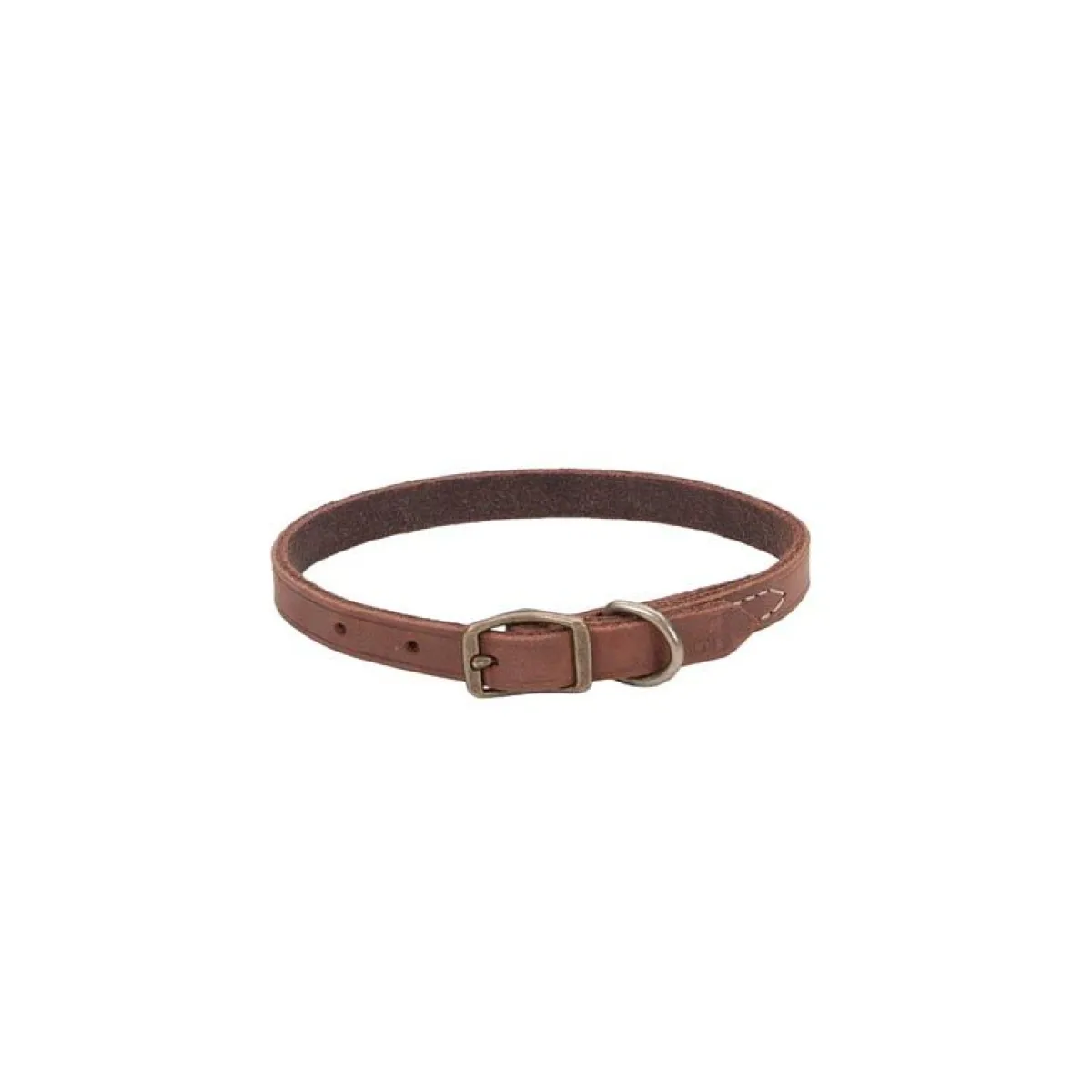 Ryan's Pet Supplies Circle T Rustic 3/8" X 10", 12" Leather Collar