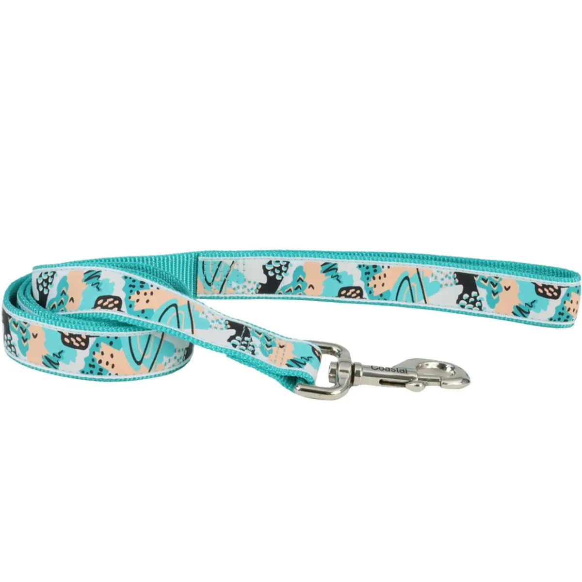 Ryan's Pet Supplies Coastal Ribbon Dog Leash 5/8" x 6'