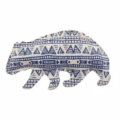 Ryan's Pet Supplies Dawgeee Play Printed Canvas Blue Wombat Dog Toy - 7"