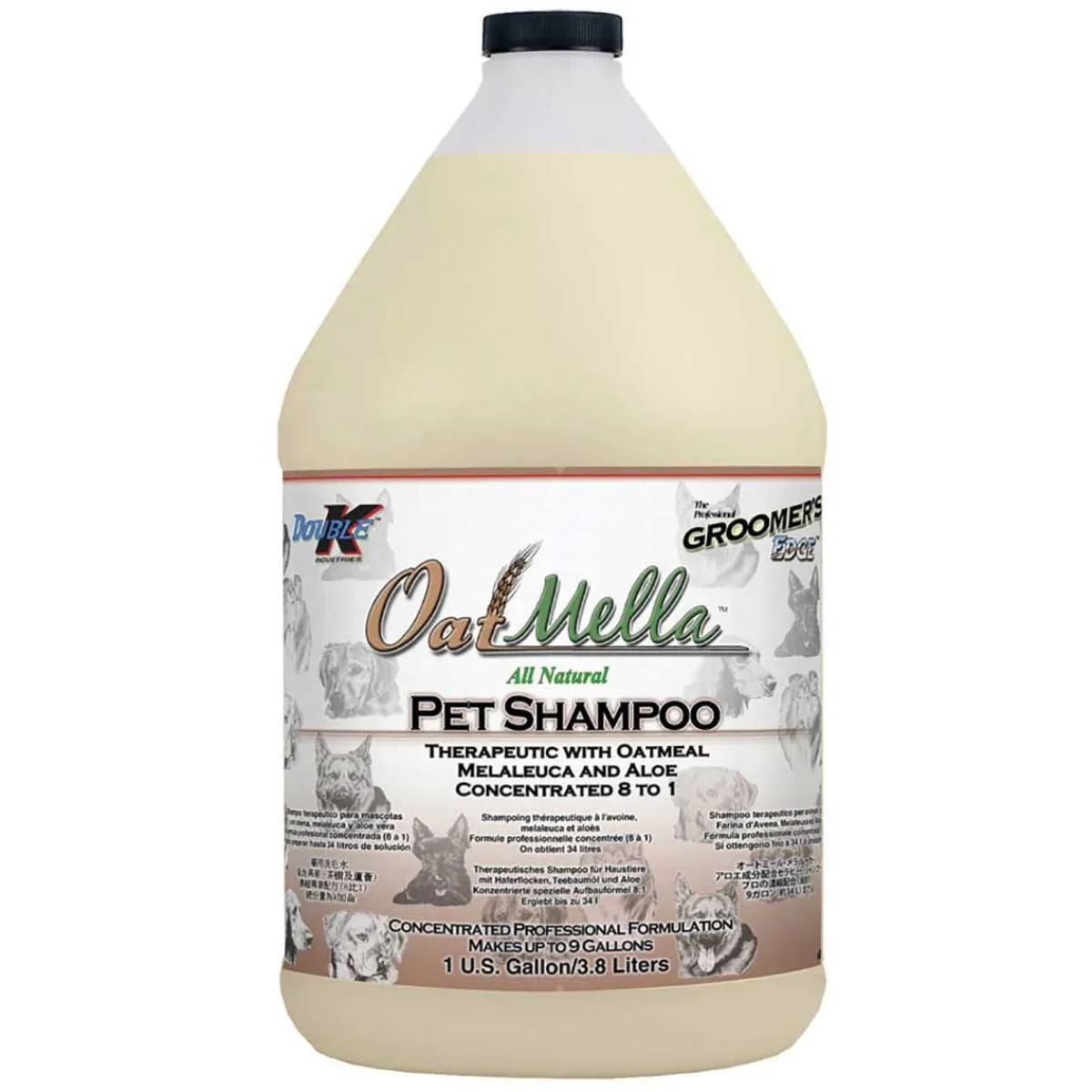 Ryan's Pet Supplies Double K Groomer's Edge Oat Mella Shampoo 8:1