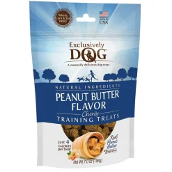 Ryan's Pet Supplies Exclusively Dog Chewy Training Treats Peanut Butter 7 oz