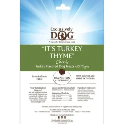 Ryan's Pet Supplies Exclusively Dog Its Turkey Thyme Grain-Free Meat Treats 7 oz