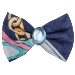 Ryan's Pet Supplies Fancy Finishes Designer Satin Dog Bows with Oval Bead - 24ct