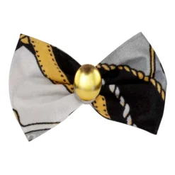 Ryan's Pet Supplies Fancy Finishes Designer Satin Dog Bows with Oval Bead - 24ct