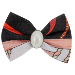 Ryan's Pet Supplies Fancy Finishes Designer Satin Dog Bows with Oval Bead - 24ct