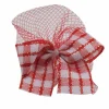 Ryan's Pet Supplies Fancy Finishes Plaid Dog Bows With Tulle - 100 Count