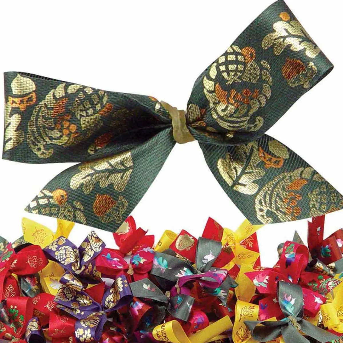 Ryan's Pet Supplies Fancy Finishes Pre-Tied Bows with Paw Print Pattern - 50 ct.
