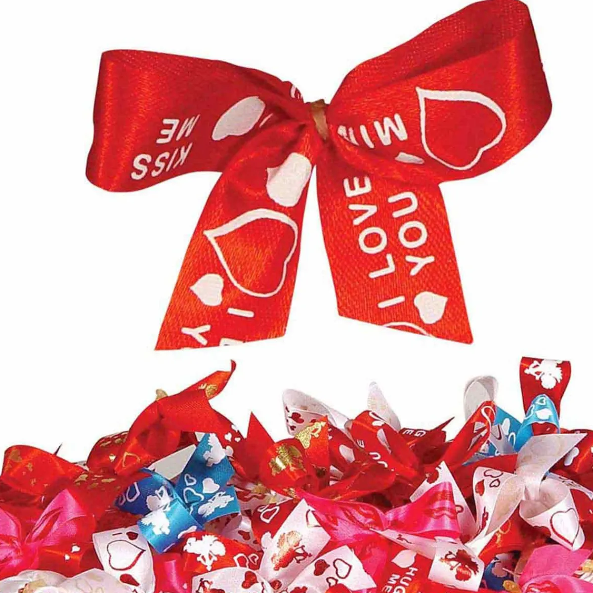 Ryan's Pet Supplies Fancy Finishes Pre-Tied Bows with Paw Print Pattern - 50 ct.