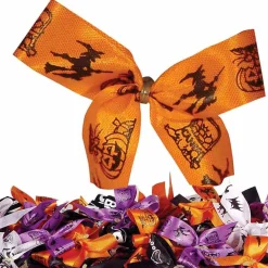 Ryan's Pet Supplies Fancy Finishes Pre-Tied Bows with Paw Print Pattern - 50 ct.