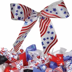 Ryan's Pet Supplies Fancy Finishes Pre-Tied Bows with Paw Print Pattern - 50 ct.