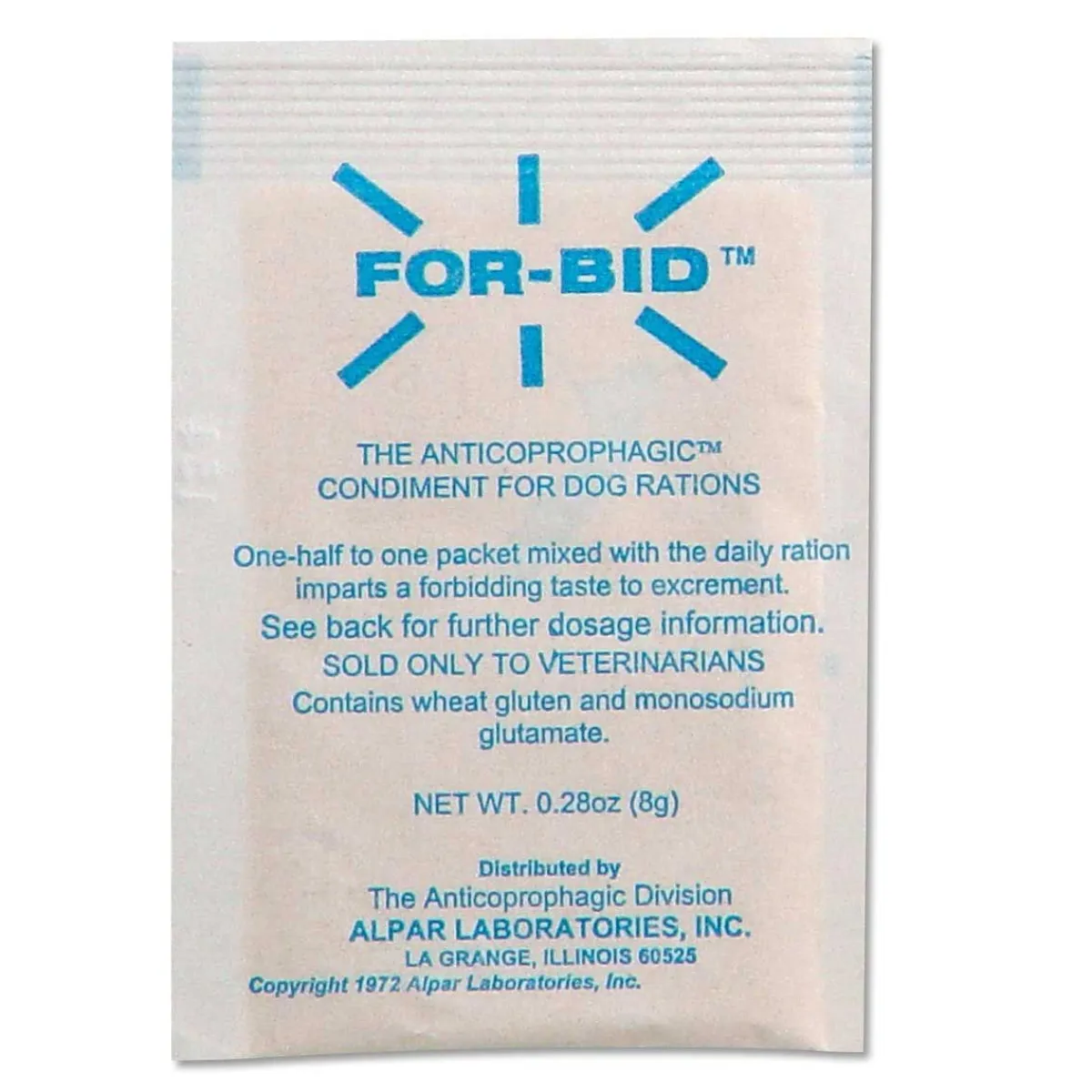 Ryan's Pet Supplies For-Bid - Individual Packet