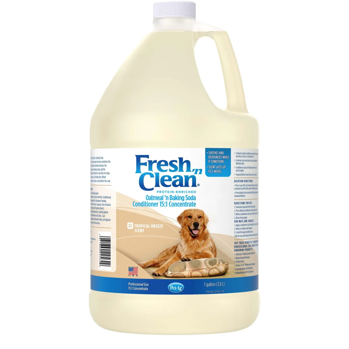 Ryan's Pet Supplies Fresh 'n Clean Oatmeal 'n Baking Soda Conditioner 15:1 Gallon