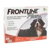 Ryan's Pet Supplies Frontline Plus Red Flea Treatment Dogs Flea 89-132 lbs 3 Pack