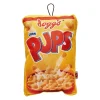 Ryan's Pet Supplies Fun Food Corn Pups Cereal Squeaker Dog Toy - 8"