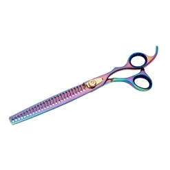 Ryan's Pet Supplies Geib Kiss Gold Rainbow 8.5" BL-26 Grooming Shear