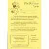 Ryan's Pet Supplies General Release Form For Professional Groomers - Pad Of 50