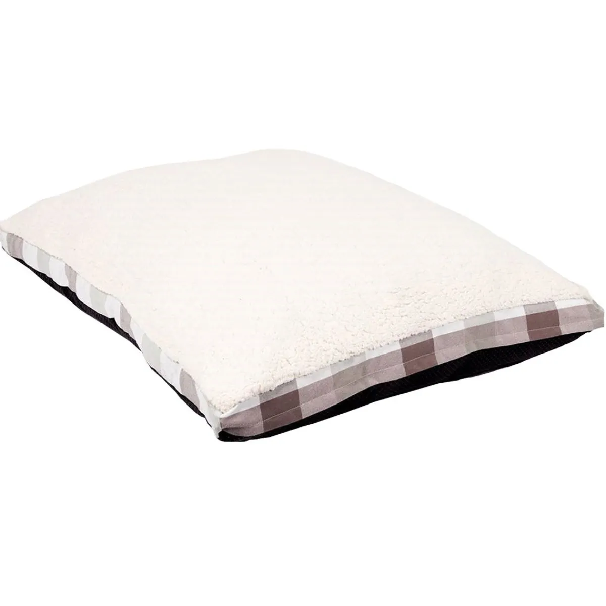 Ryan's Pet Supplies Happy Tails Plaid Cloud Bed