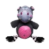 Ryan's Pet Supplies Happy Tails Plush Hippo with Rope Arms