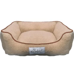 Ryan's Pet Supplies Happy Tails Teddy Fur Gusset Bed