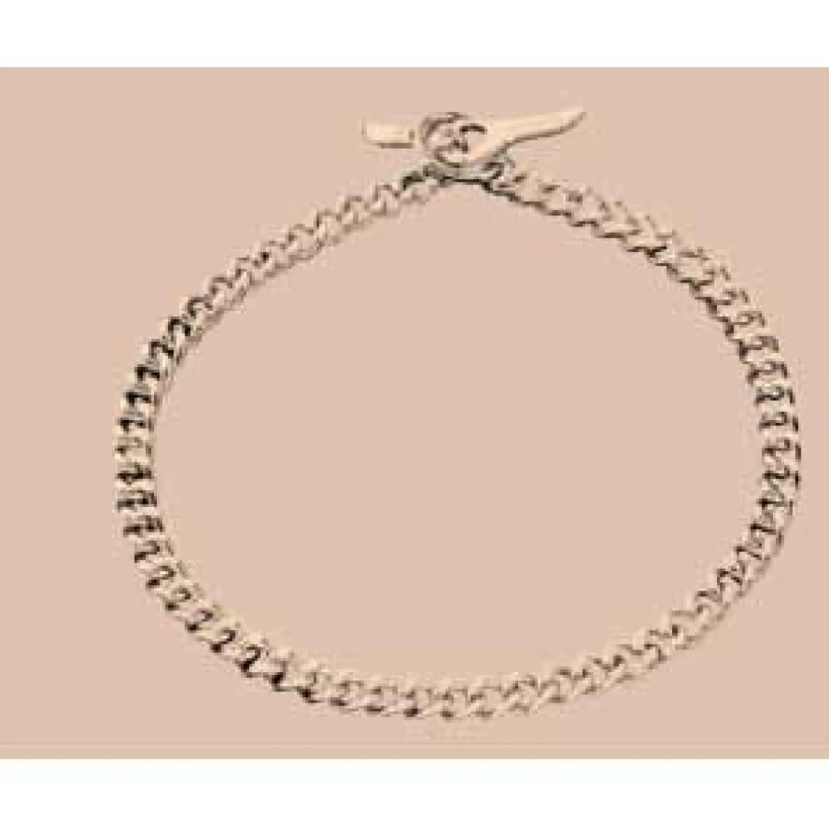 Ryan's Pet Supplies Herm Sprenger Steel Chrome Plated Collar Round Links with Toggle-Closure