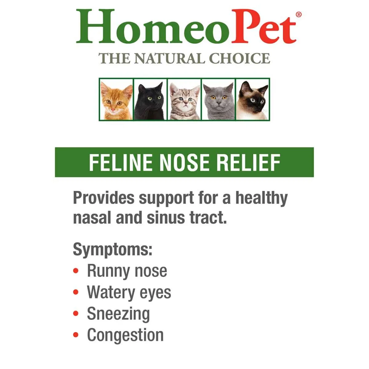 Ryan's Pet Supplies HomeoPet Feline Nose Relief