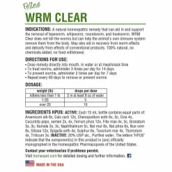 Ryan's Pet Supplies HomeoPet Feline WRM Clear