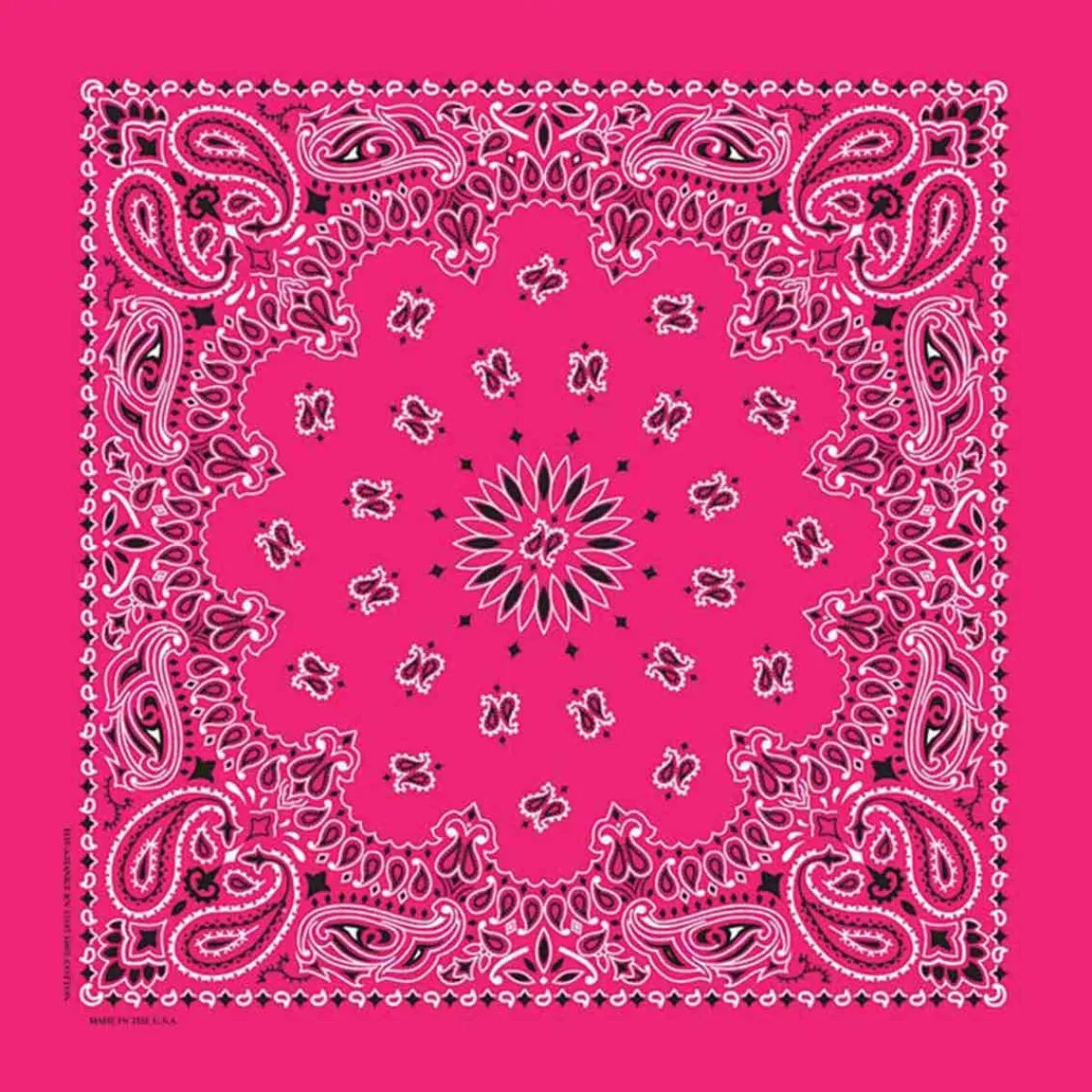 Ryan's Pet Supplies Hot Pink Paisley Dog Bandana