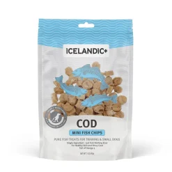 Ryan's Pet Supplies Icelandic+ Cod Mini Fish Chips Pure Fish Treats for Dogs