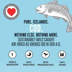 Ryan's Pet Supplies Icelandic+ Cod Mini Fish Chips Pure Fish Treats for Dogs