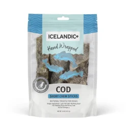Ryan's Pet Supplies Icelandic+ Cod Skin Hand Wrapped Chew Stick