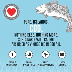 Ryan's Pet Supplies Icelandic+ Cod Skin Rolls Healthy Dog Treats (3oz.)