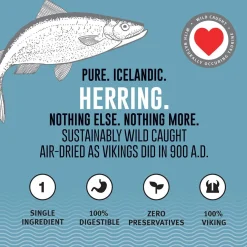 Ryan's Pet Supplies Icelandic+ Herring Whole Fish Healthy Dog Treats