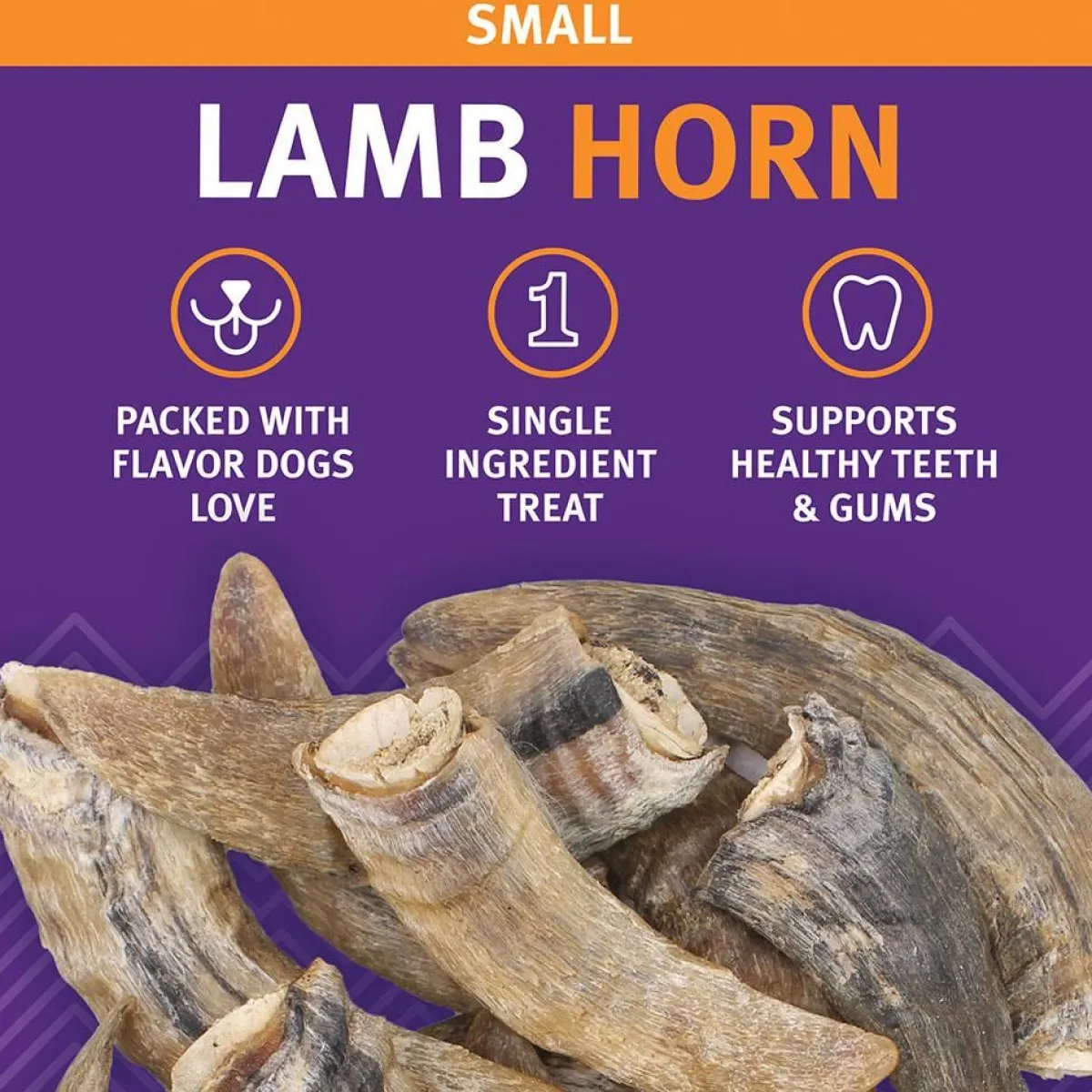 Ryan's Pet Supplies Icelandic+ Small Lamb Horn with Marrow