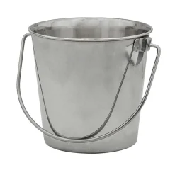 Ryan's Pet Supplies Indipets Stainless Steel Pail With Handle 6 Quart