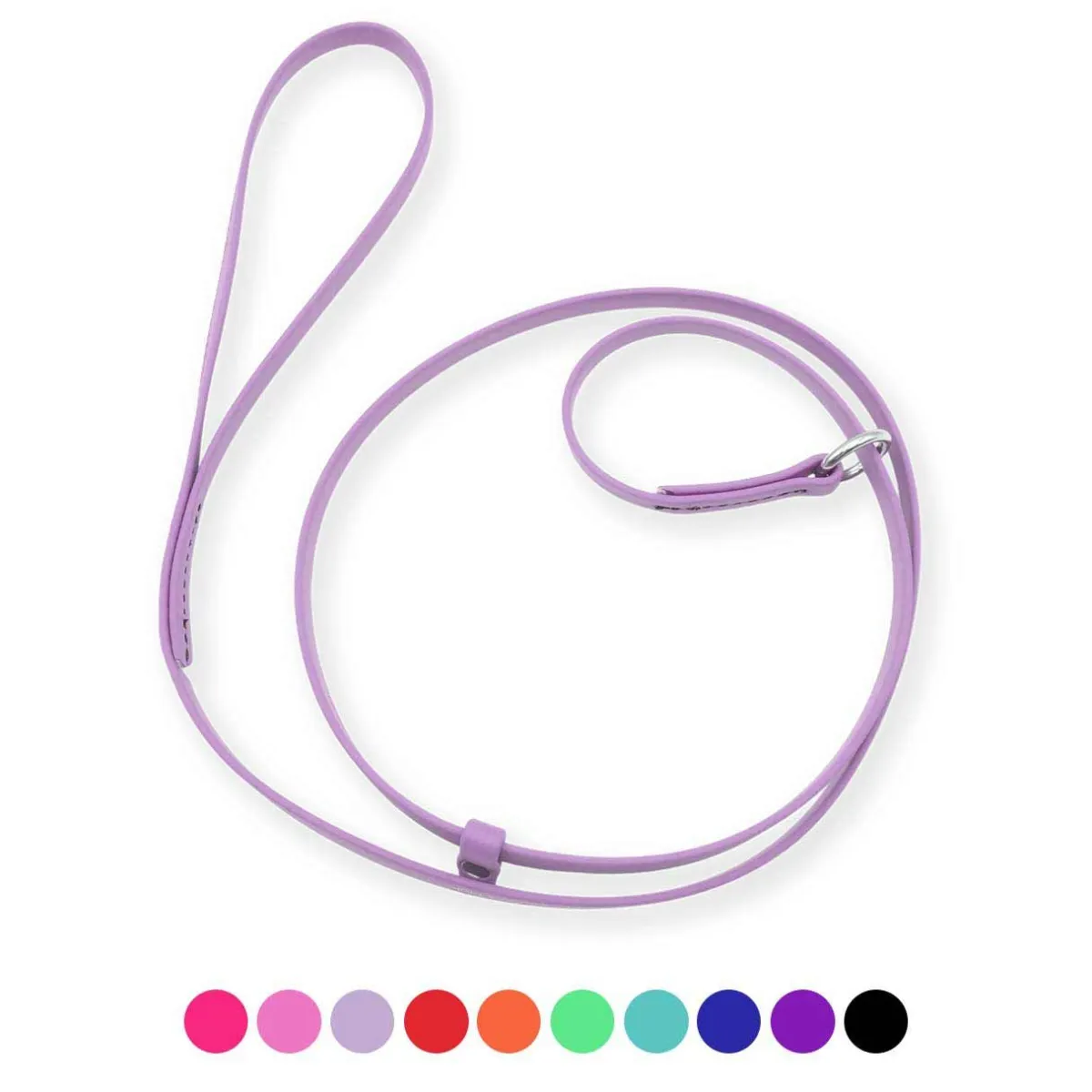Ryan's Pet Supplies Jelly Pet BioThane® Waterproof Grooming Leads - 3/8'' x 4'