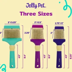 Ryan's Pet Supplies Jelly Pet Double Sided Slicker Brush