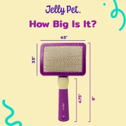 Ryan's Pet Supplies Jelly Pet Pivoting Slicker Brush