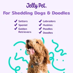 Ryan's Pet Supplies Jelly Pet Pivoting Slicker Brush